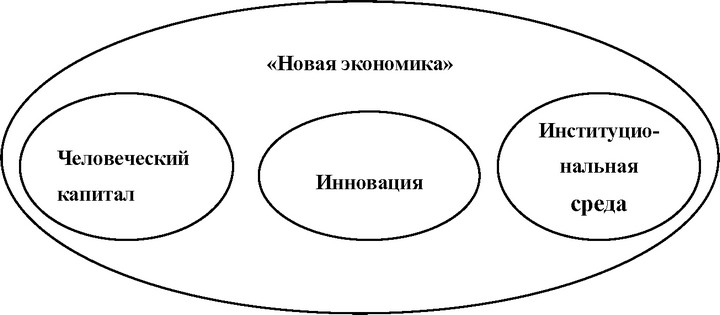Рис. 1.2.2. Необходимые элементы «новой экономики»