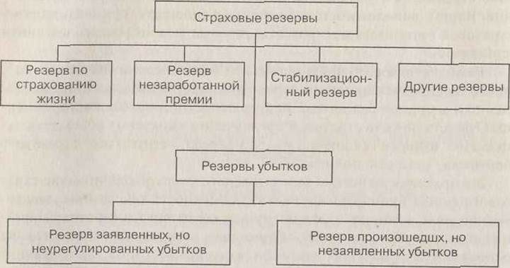 Рис. 31.1. Состав страховых резервов