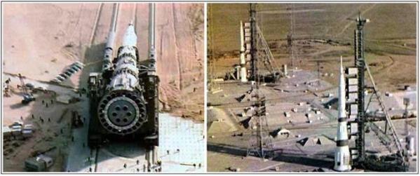 Илл.1. Советские лунные ракеты Н1